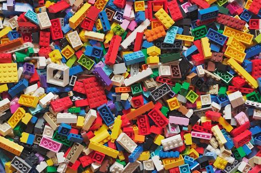 A pile of legos make a great allowance or chore reward for kids.