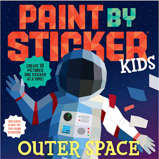 paint by sticker outer space